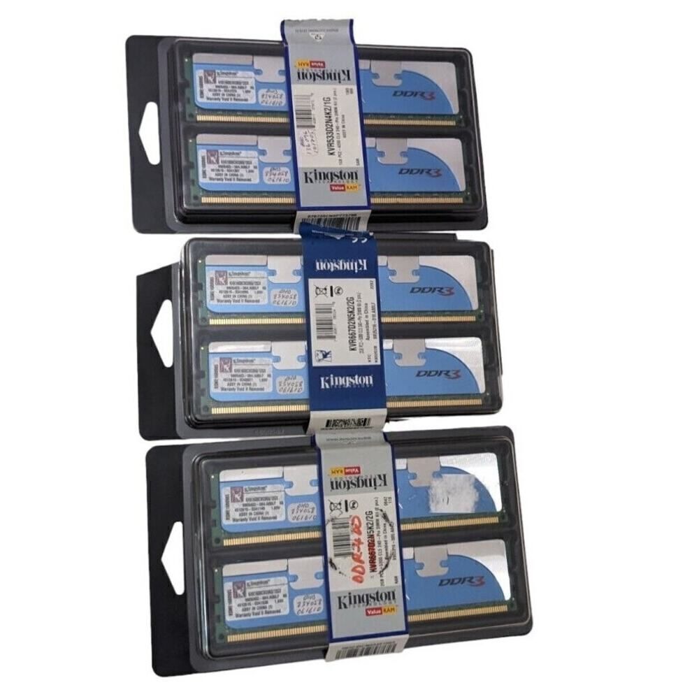 KINGSTON HYPERX DDR3 12GX KHX1600C9D3K6/12GX SET OF‎ 6 / 2GB X 6 MODULES 12GB